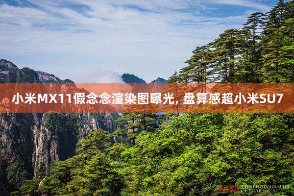 小米MX11假念念渲染图曝光, 盘算感超小米SU7