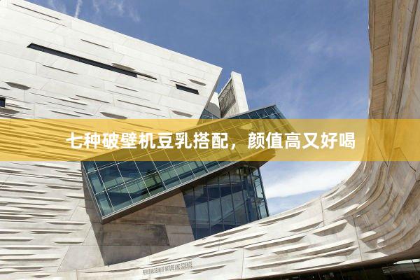 七种破壁机豆乳搭配,颜值高又好喝