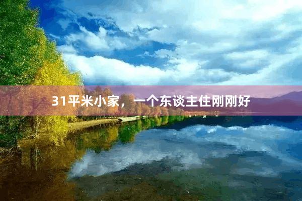 31平米小家，一个东谈主住刚刚好