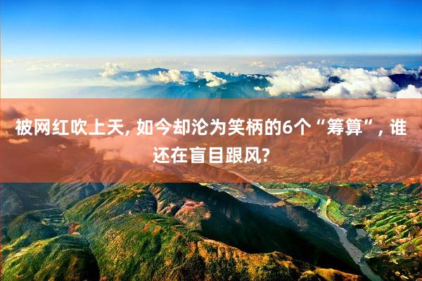 被网红吹上天, 如今却沦为笑柄的6个“筹算”, 谁还在盲目跟风?
