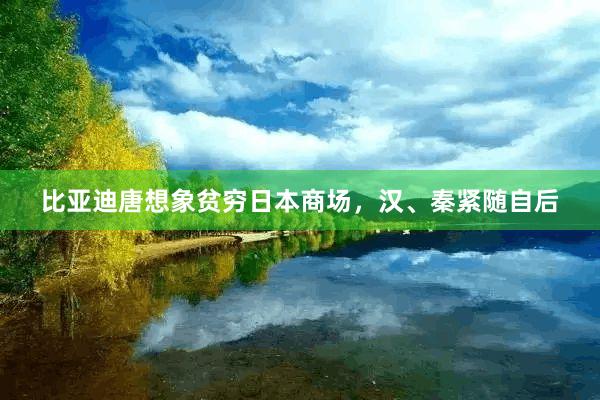 比亚迪唐想象贫穷日本商场，汉、秦紧随自后